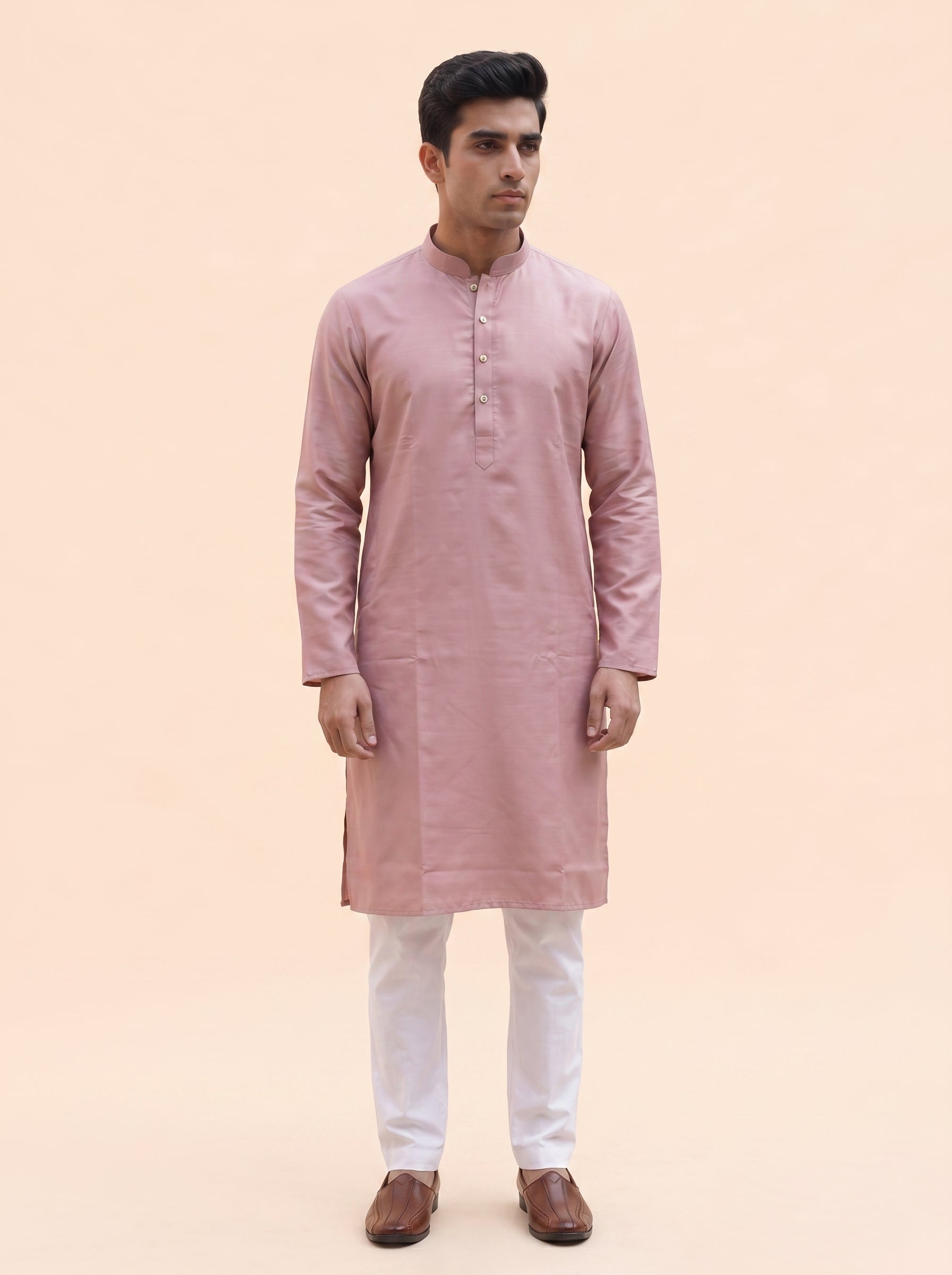 Aespen Mauve Kurta Pant for Mens - Aespenfashion.com