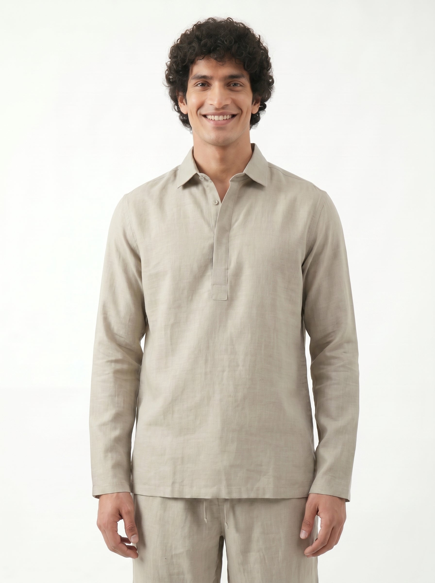 Aespen Mint Linen Kurta Pant for Men - Stylish and Comfortable Attire