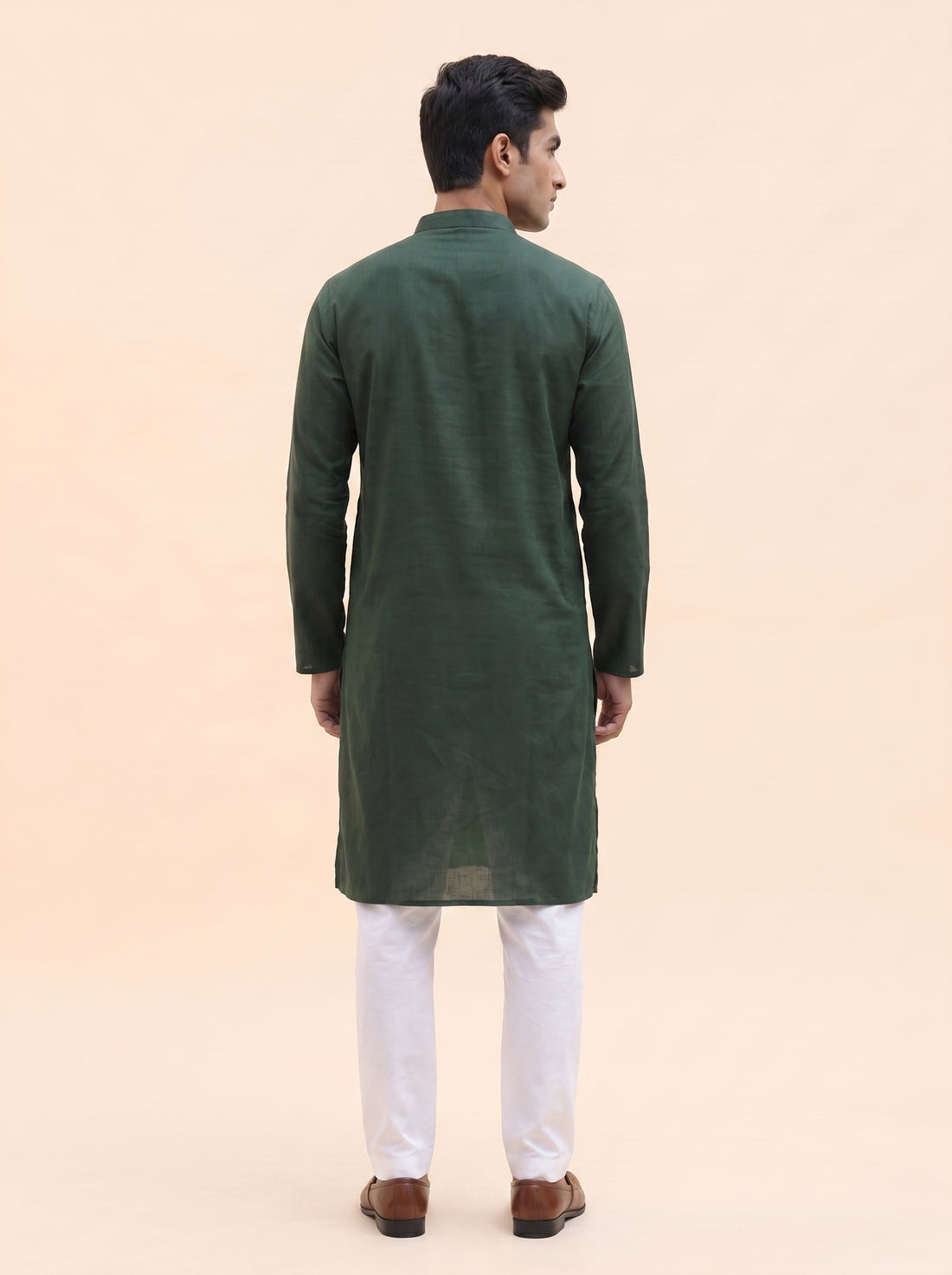 Aespen Emerald Green Kurta Pant for Mens - Aespenfashion.com