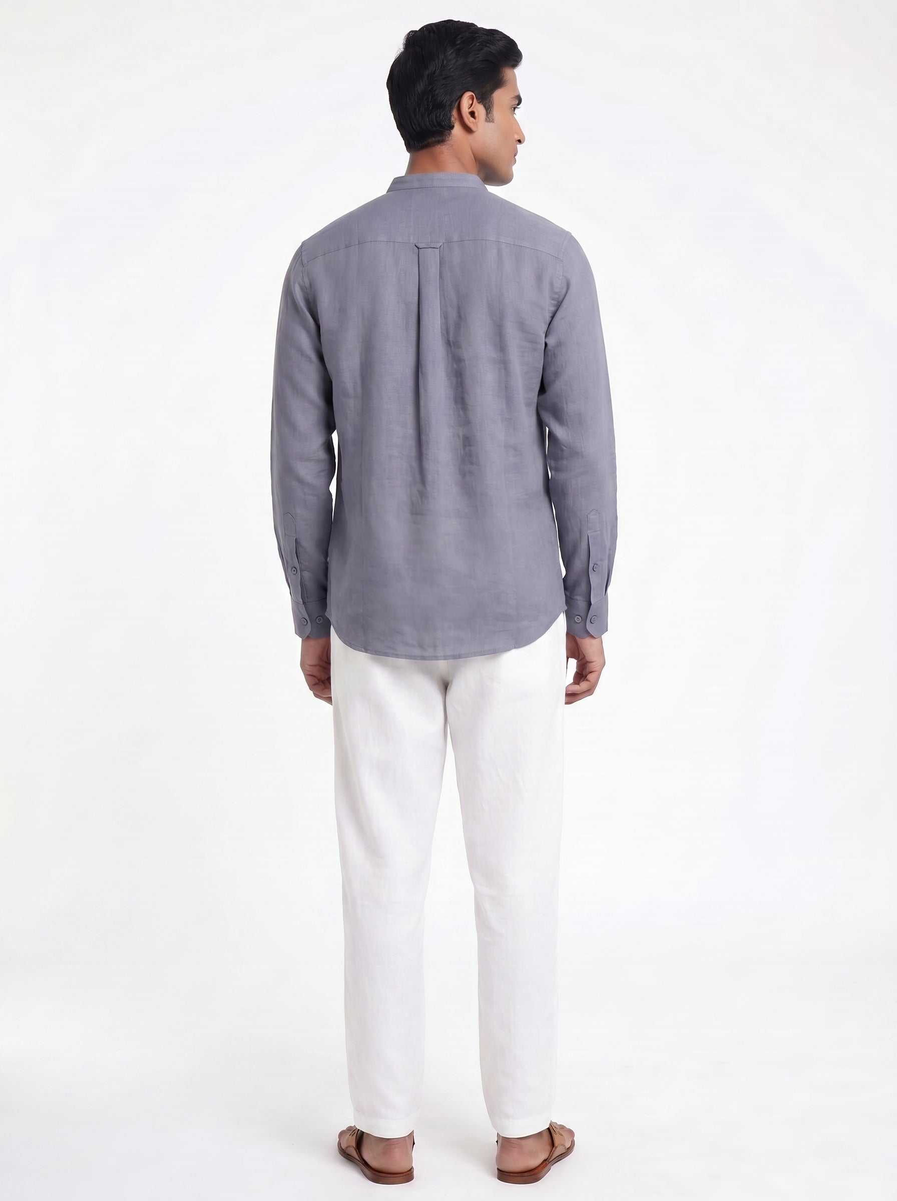 Aespen Blue Linen Kurta Pant for Men - Stylish Comfort for All Occasions